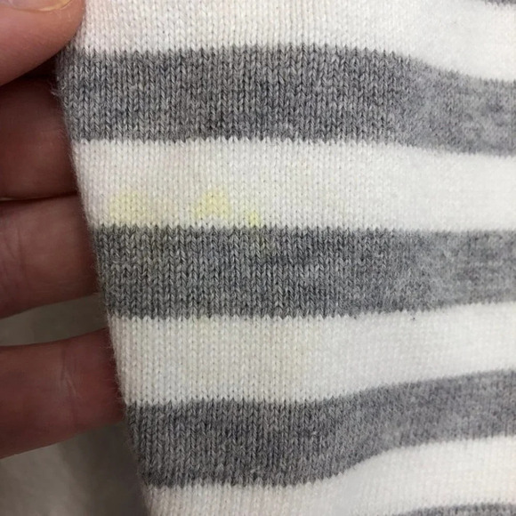 Zara Kids sweater gray stripe with t-shirt hem 3-4 years - Picture 6 of 8